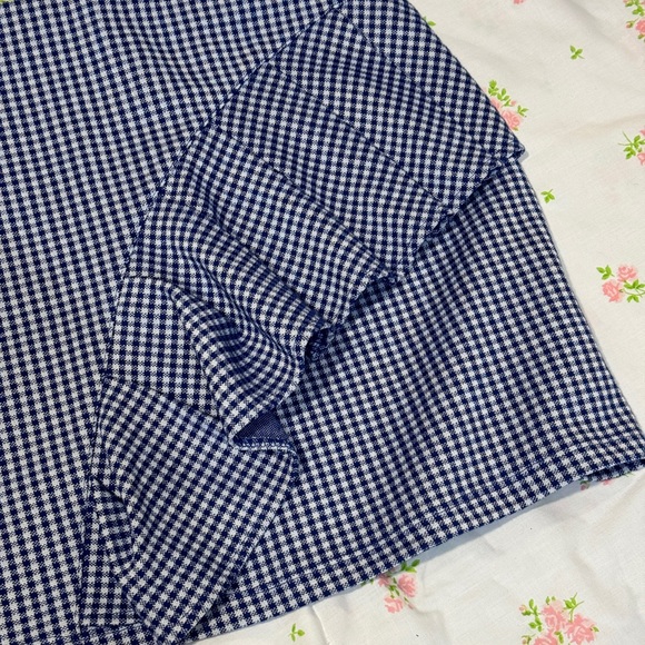 Gingham Top Shop Mini Skirt - Picture 8 of 9